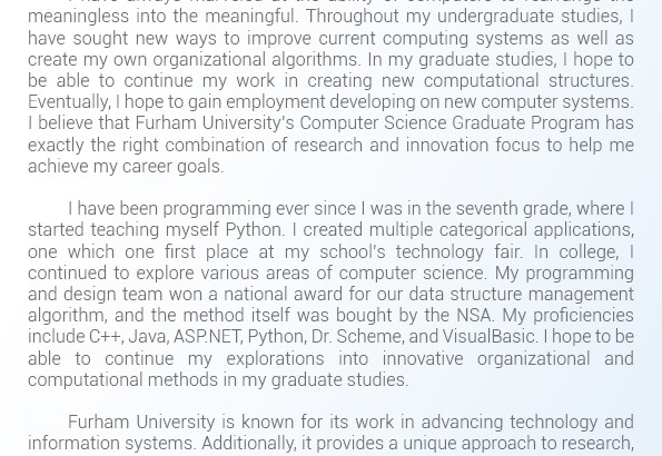 statement of purpose computer science phd