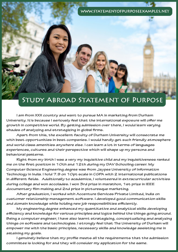 study abroad reasons essay